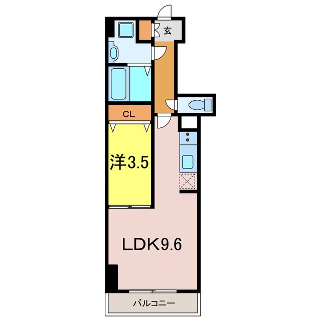 プロシード新安城の物件間取画像