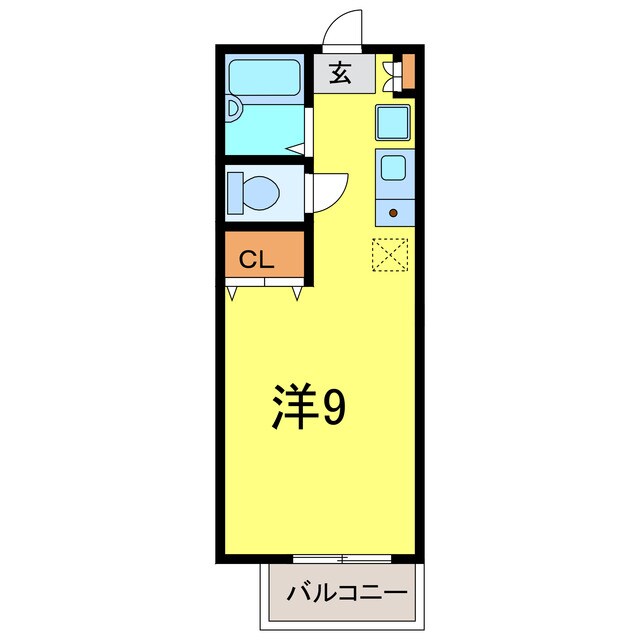 サンリバー宮前の物件間取画像