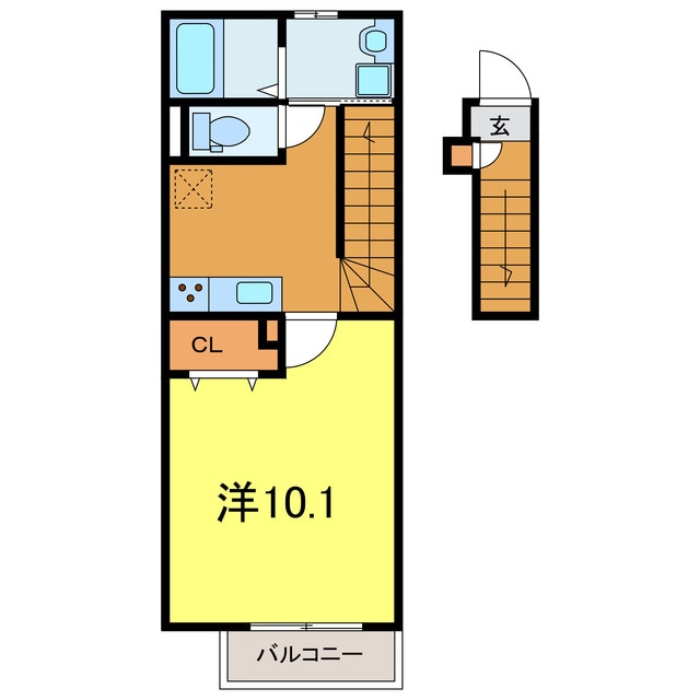 クレール　DAYBYDAYの物件間取画像