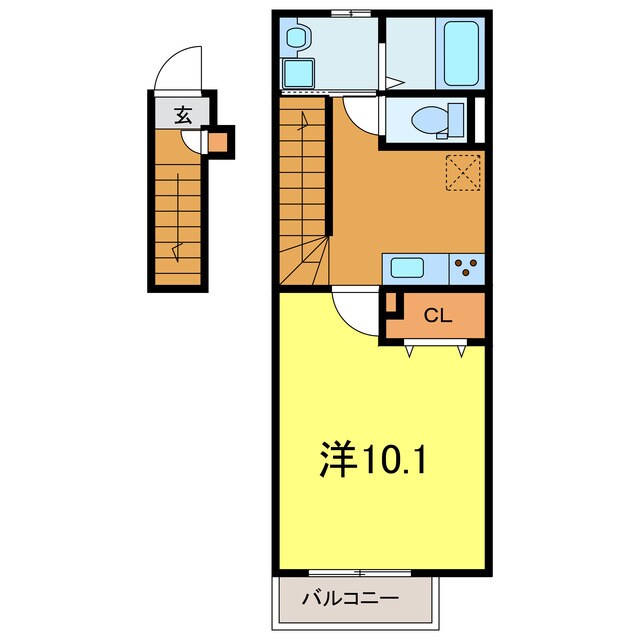 クレール　DAYBYDAYの物件間取画像