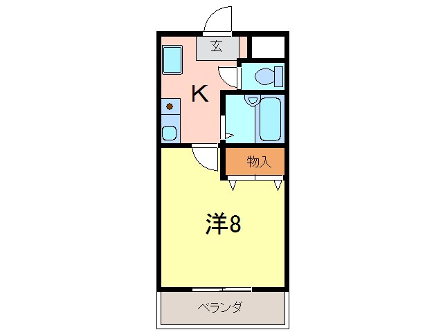 カーサ6の物件間取画像