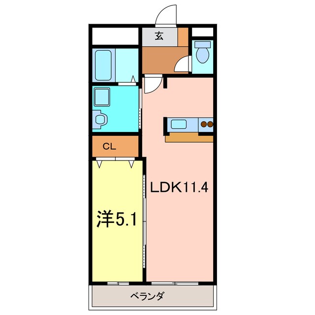 アネックス橋目の物件間取画像
