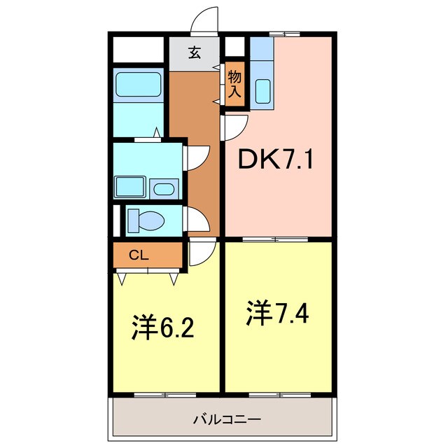 ＳＯＬＥ城山の物件間取画像