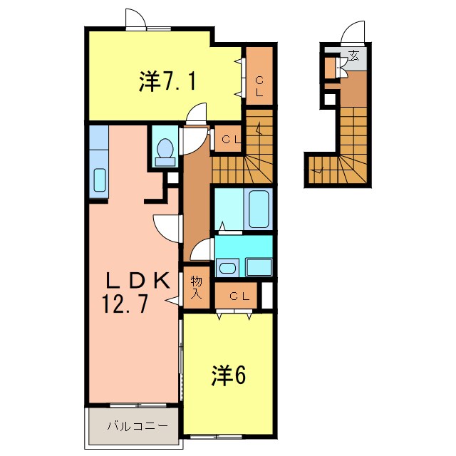 サンライズの物件間取画像