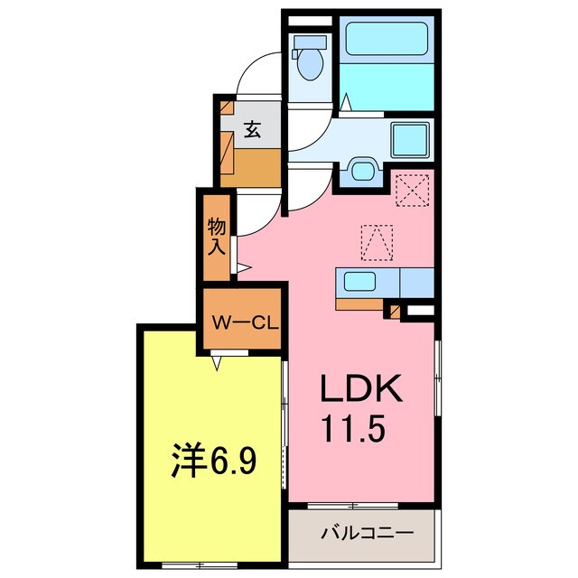 ル　シエルの物件間取画像