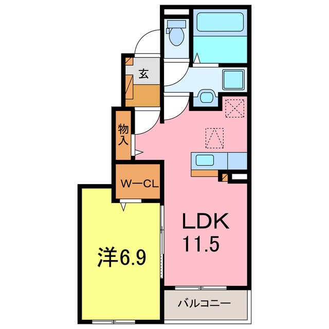 ル　シエルの物件間取画像