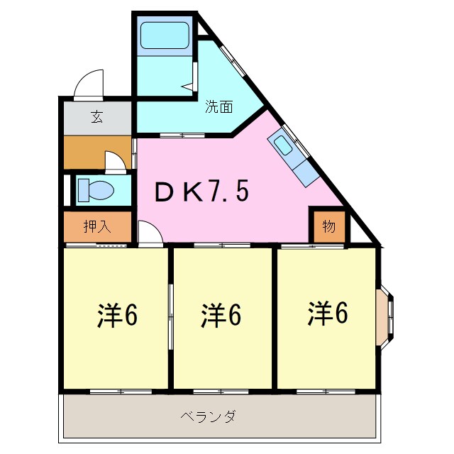 センチュリー重原の物件間取画像