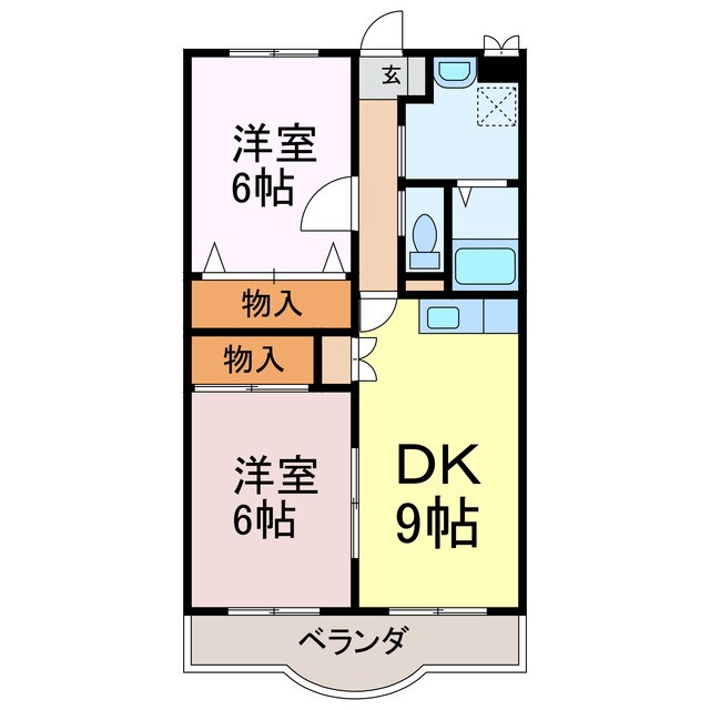 メゾン・ド・カズの物件間取画像