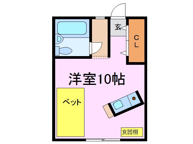 トランプハイムAの物件間取画像