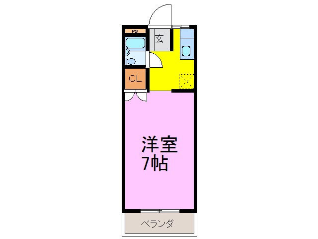 グリーンハイツの物件間取画像