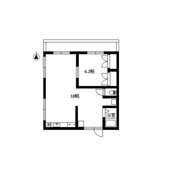 CROWN CORPOⅠの物件間取画像