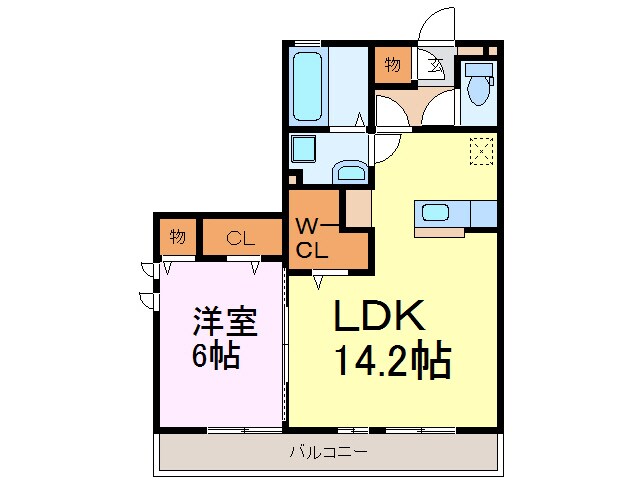 レジデンス　キントウ　Ｗｅｓｔの物件間取画像