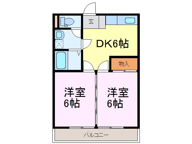 物件間取画像