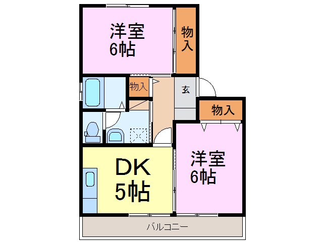物件間取画像