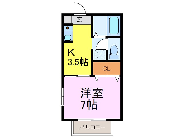 ドルフＢの物件間取画像