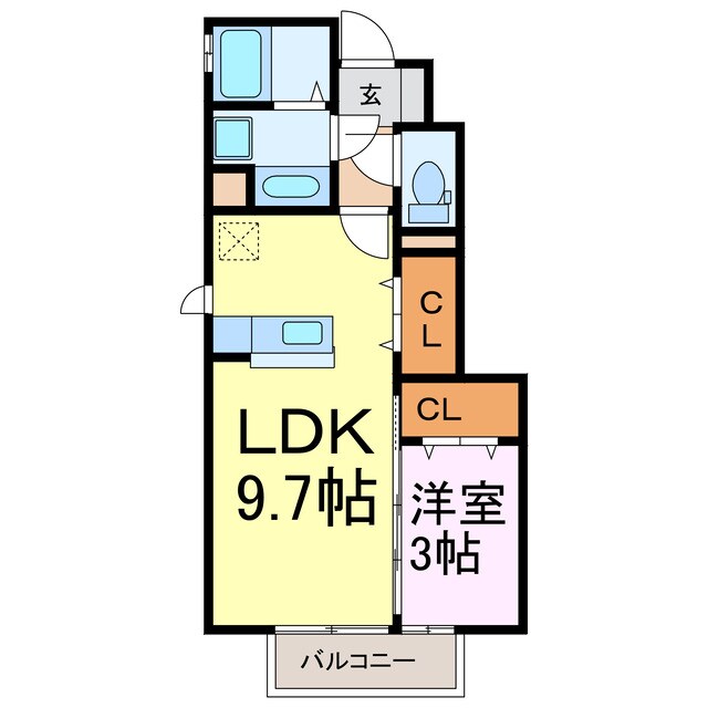 アメニティーの物件間取画像