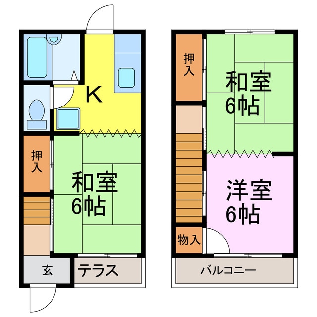 斉藤ハイツの物件間取画像