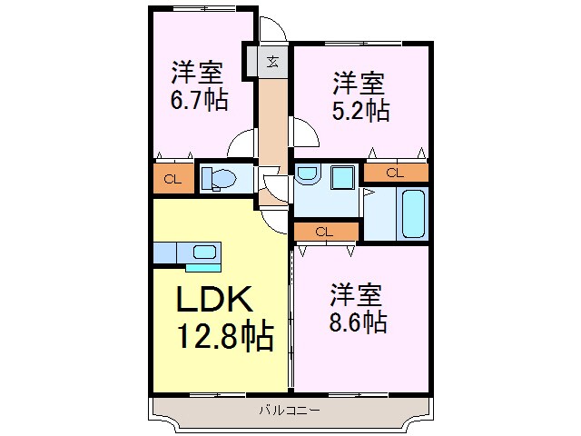 Ｙ＆Ｍ　Ｇioia NOGIの物件間取画像