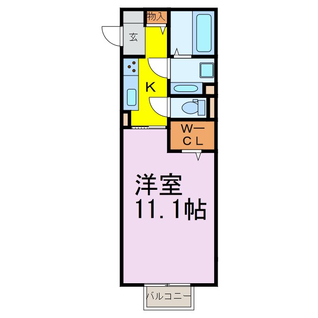 メゾン　ド　シュシュＣの物件間取画像