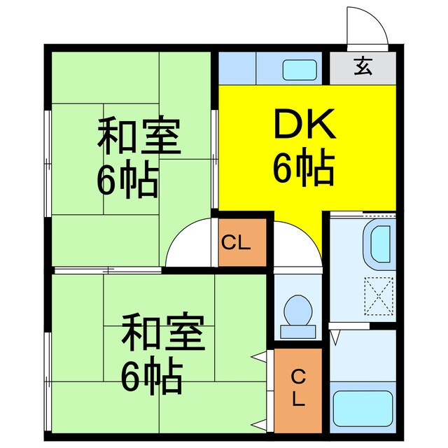 城間ハイツの物件間取画像