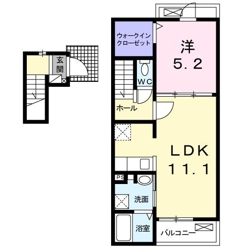 エルハイムの物件間取画像