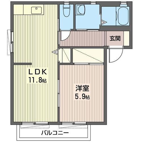 コスモパレス昴Ｋの物件間取画像