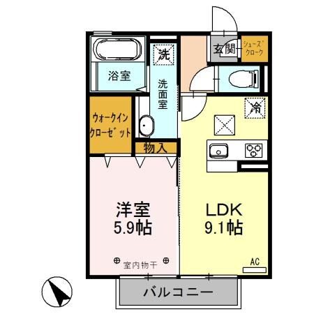 プラチナゲートの物件間取画像