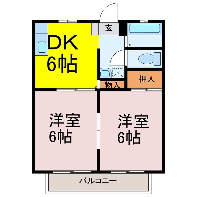 セントラルレジデンスの物件間取画像
