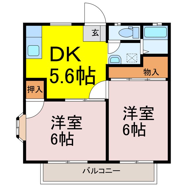 セントラルレジデンスの物件間取画像
