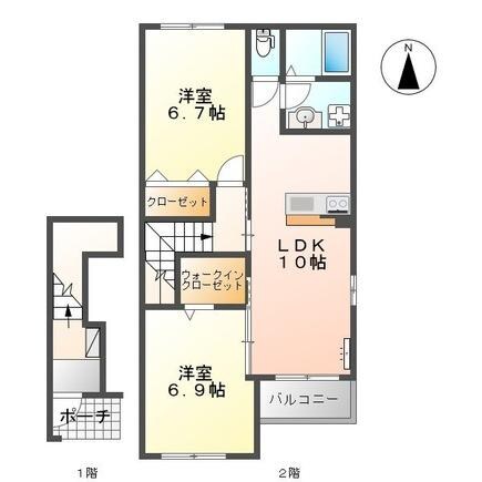 ベルグラース　モンターニュの物件間取画像