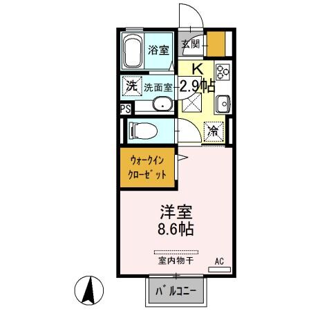 プランドールブリエAの物件間取画像