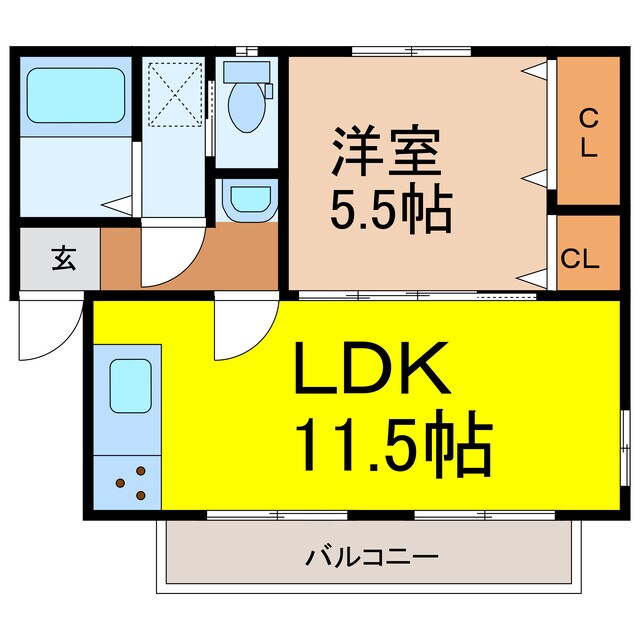 木塚ビルの物件間取画像