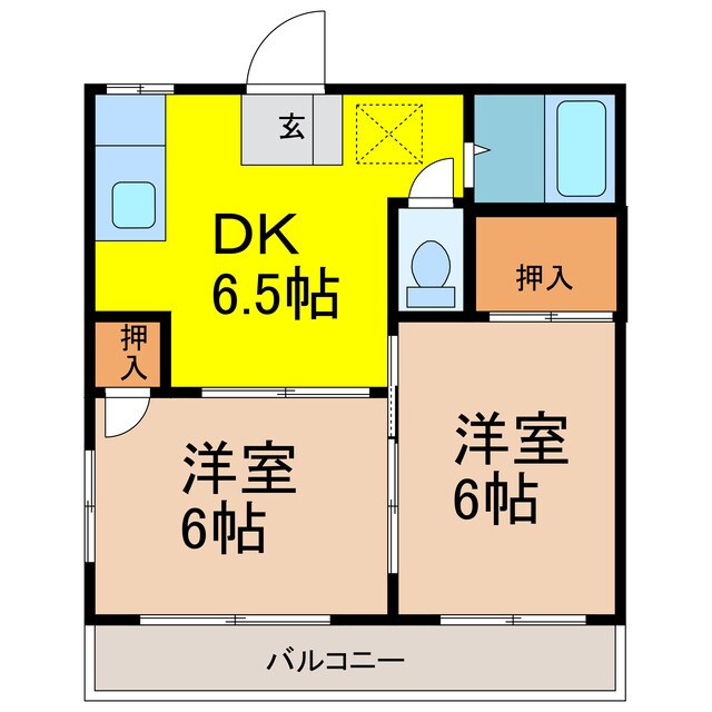 物件間取画像