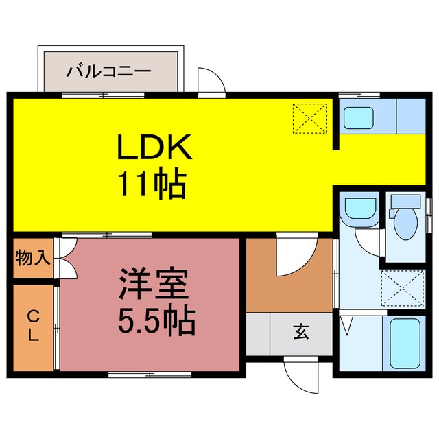 タウンハウス東諸川の物件間取画像