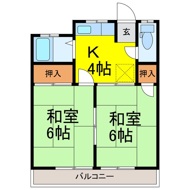 平成コーポラスの物件間取画像