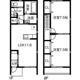 BLUETREE山神の物件間取画像