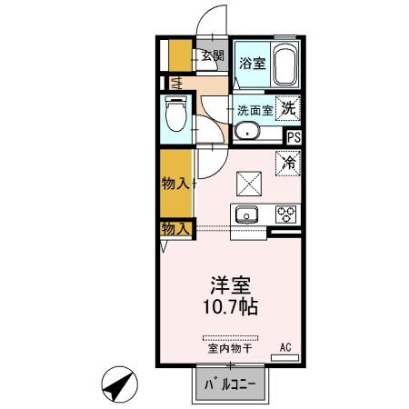 アリエッタAの物件間取画像