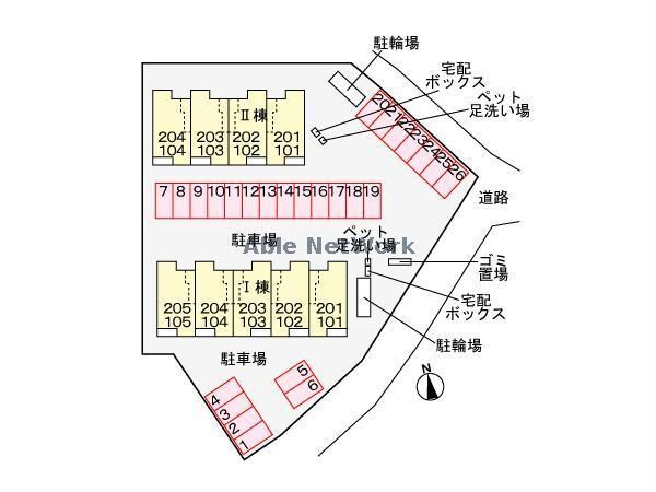 クロスサイド　アパートメントⅠの物件外観写真