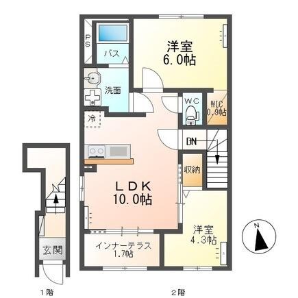 ナサキ　クラッソの物件間取画像