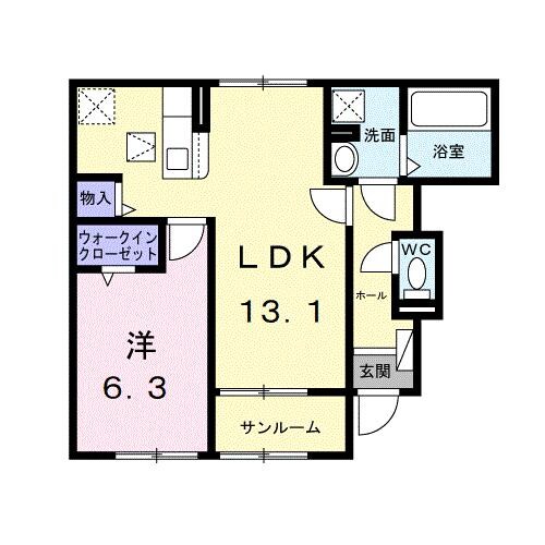 ブリリアント・ヴィラの物件間取画像