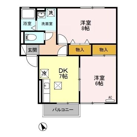 ボナールの物件間取画像