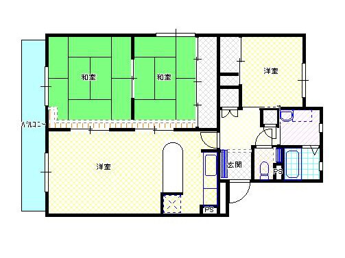 新発田駅 徒歩13分 1階の物件間取画像