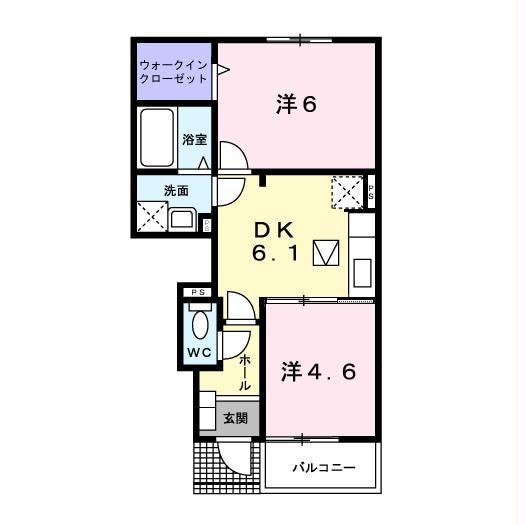 水原駅 バス27分  千都ハイツ下車：停歩3分 1階の物件間取画像