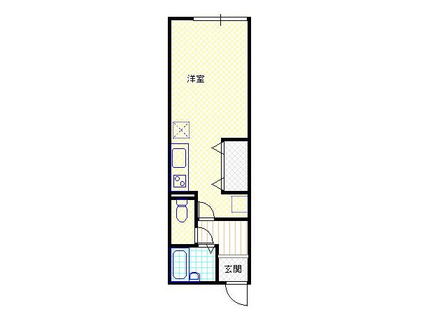 新発田駅 徒歩2分 1階の物件間取画像