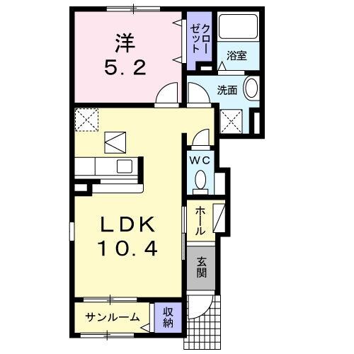 ＤＭＫファクトリーの物件間取画像