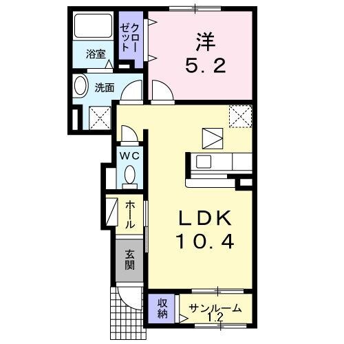 ＤＭＫファクトリーの物件間取画像