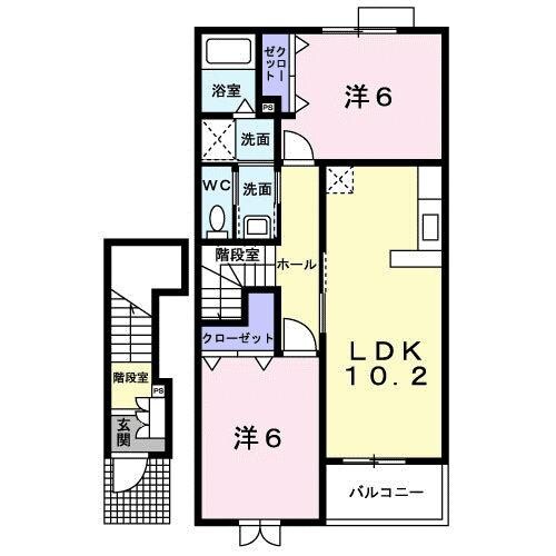 ブリッサ　ベルデＡの物件間取画像