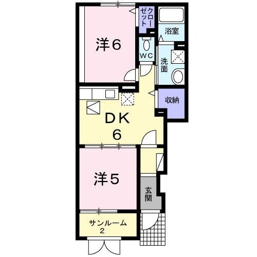 ルーチェⅡの物件間取画像