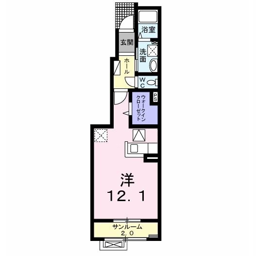 西新発田駅 バス22分  中曽根１丁目下車：停歩5分 1階の物件間取画像