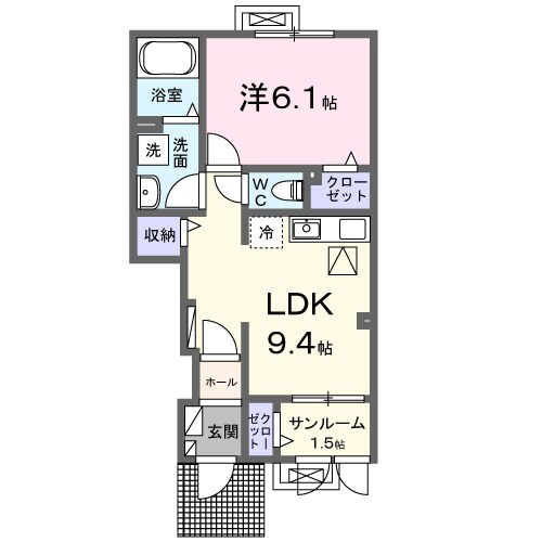 グレープシードⅡの物件間取画像